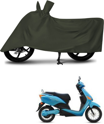 aosis Waterproof Two Wheeler Cover for Hero(Electric Optima Plus, Green)