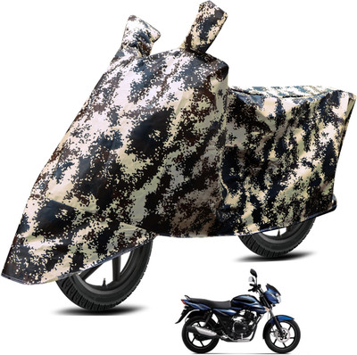 Euro Care Waterproof Two Wheeler Cover for Bajaj(Discover 135, Silver)