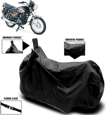 MMSSTAR Waterproof Two Wheeler Cover for TVS(Max 4R, Black)