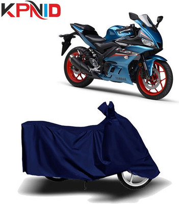 KPNID Waterproof Two Wheeler Cover for Yamaha(YZF R25, Blue)