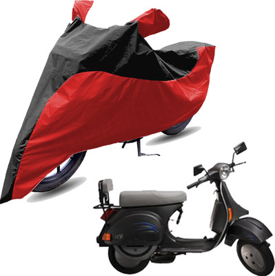 RiderShine Two Wheeler Cover for LML(NV, Red, Black)