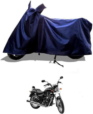 DeepShakshi AUTOMOTIVE Two Wheeler Cover for Royal Enfield(Thunderbird 500, Blue)
