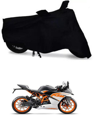DeepShakshi AUTOMOTIVE Waterproof Two Wheeler Cover for KTM(RC 200, Black)