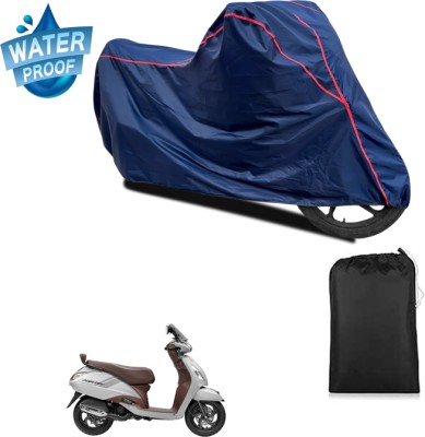 PAGORA Waterproof Two Wheeler Cover for TVS(Jupiter classic, Blue)