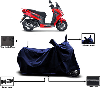 Amexride Two Wheeler Cover for Aprilia(SXR 160, Blue)