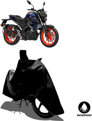 Amexride Waterproof Two Wheeler Cover for Yamaha(MT-15, Black)