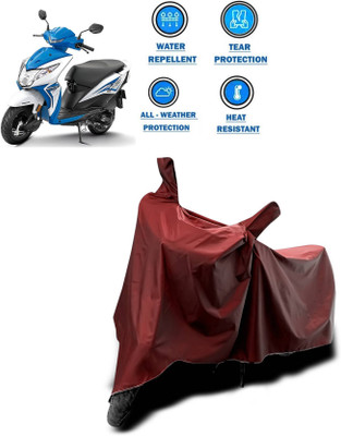 KEDIT Two Wheeler Cover for Honda(Deo, Maroon)