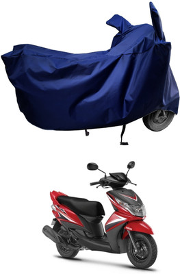Amexride Two Wheeler Cover for Yamaha(Ray Z, Blue)