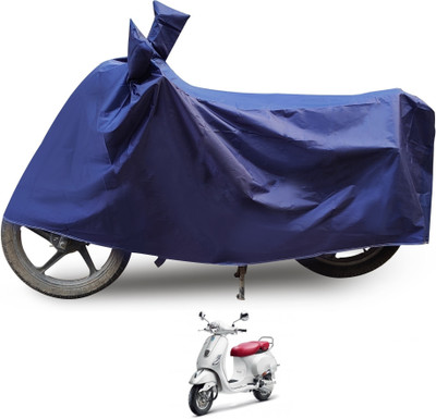 Euro Care Waterproof Two Wheeler Cover for Vespa(Elegante, Blue)