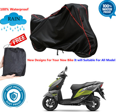 OliverX Waterproof Two Wheeler Cover for Suzuki(Avenis 125, Black)