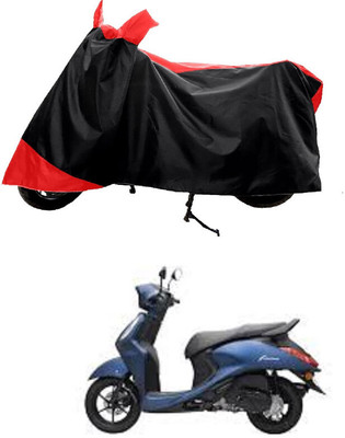 GROFATIK Two Wheeler Cover for Yamaha(Fascino 125 FI, Red)