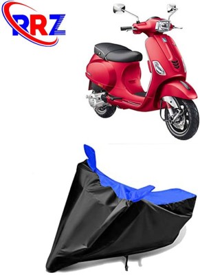 RRZ Waterproof Two Wheeler Cover for Vespa(Vespa SXL 150, Black, Blue)