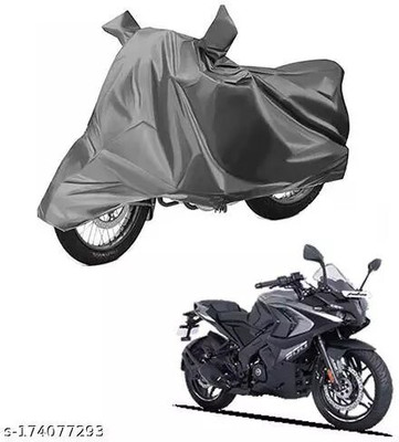 Aamaya Store Waterproof Two Wheeler Cover for Bajaj(Platina 110, Grey)