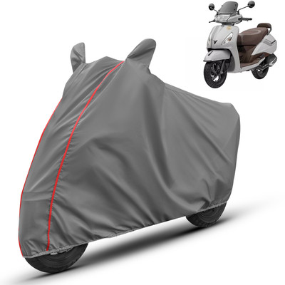 AUTOMOZEXO Waterproof Two Wheeler Cover for TVS(Jupiter, Grey)