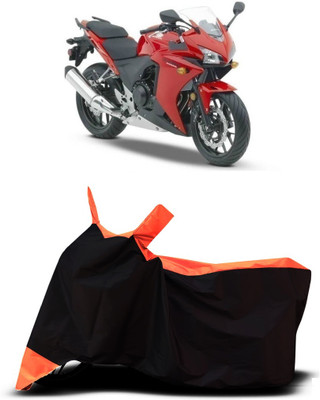 VESMEI Two Wheeler Cover for Honda(CBZ, Orange)