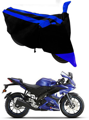Mdstar Waterproof Two Wheeler Cover for Yamaha(Monster, Blue, Black)