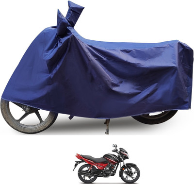 Euro Care Waterproof Two Wheeler Cover for Hero(Glamour, Blue)
