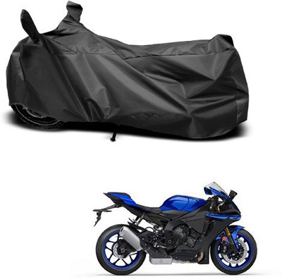 Varnwal E Commerce Waterproof Two Wheeler Cover for Yamaha(YZF R1, Black)