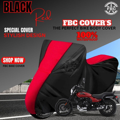 FBC Waterproof Two Wheeler Cover for Bajaj(Avenger, Black)