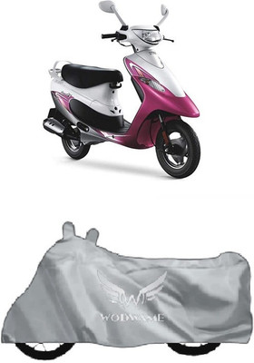 WODWAME Two Wheeler Cover for TVS(Pep Plus BS6, Black)
