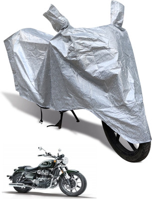 Euro Care Waterproof Two Wheeler Cover for Royal Enfield(Meteor, Multicolor)