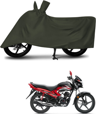 aosis Waterproof Two Wheeler Cover for Honda(Dream Yuga, Green)