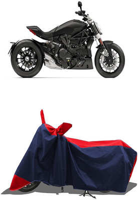SUGASHRI Waterproof Two Wheeler Cover for Ducati(XDiavel, Red, Blue)