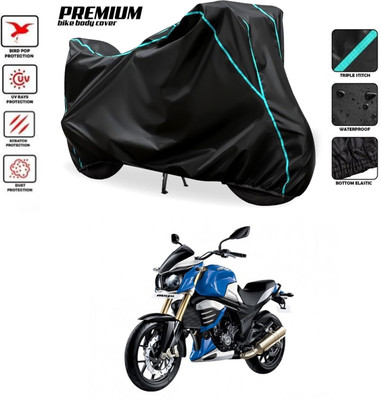 SThanaveX Two Wheeler Cover for Mahindra(MOJO XT 300, Black)