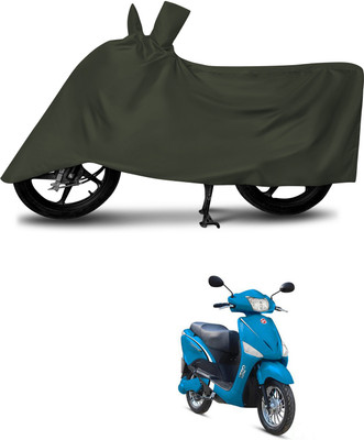 DeepShakshi AUTOMOTIVE Waterproof Two Wheeler Cover for Hero(Electric Optima, Green)