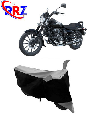 RRZ Waterproof Two Wheeler Cover for Bajaj(Avenger 180 Street, Black, Grey)