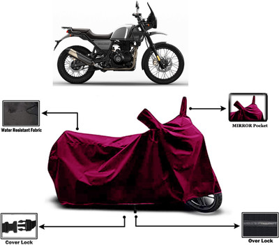 Amexride Two Wheeler Cover for Royal Enfield(Himalayan, Maroon)