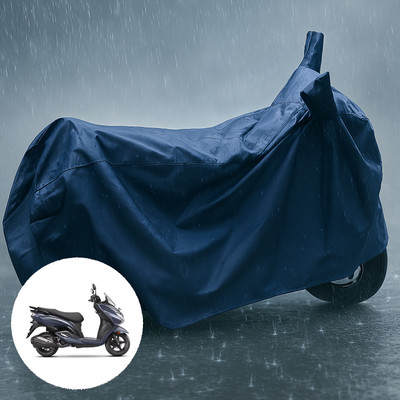 CODOKI Waterproof Two Wheeler Cover for Suzuki(Burgman Electric, Blue, Blue)