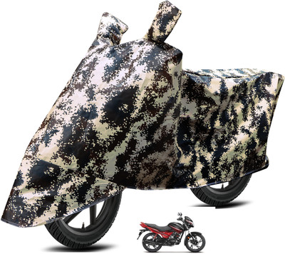 Euro Care Waterproof Two Wheeler Cover for Hero(Glamour, Silver)