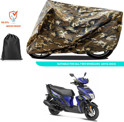 ANTHUB Two Wheeler Cover for Yamaha(Cygnus Ray ZR BS6, Yellow)
