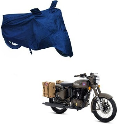 DeepShakshi AUTOMOTIVE Two Wheeler Cover for Royal Enfield(Classic 500, Blue)