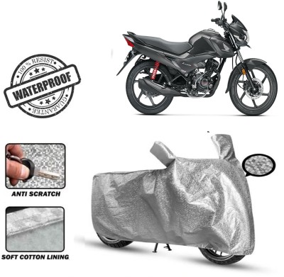 Autoinnovation Waterproof Two Wheeler Cover for Honda(Livo, Silver)