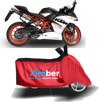 THE REAL ARV Two Wheeler Cover for KTM(RC 390, Red, Black)
