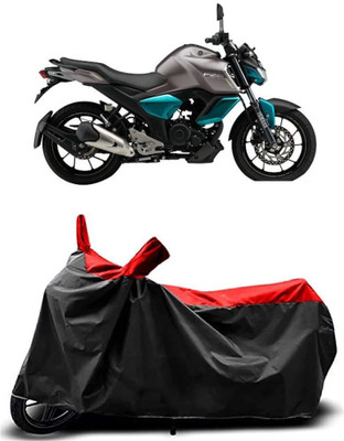 KEDIT Two Wheeler Cover for Yamaha(FZ S V3 BS6, Red, Black)