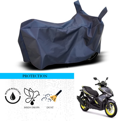 ANTHUB Waterproof Two Wheeler Cover for Yamaha(Aerox 155 Maxi, Blue)