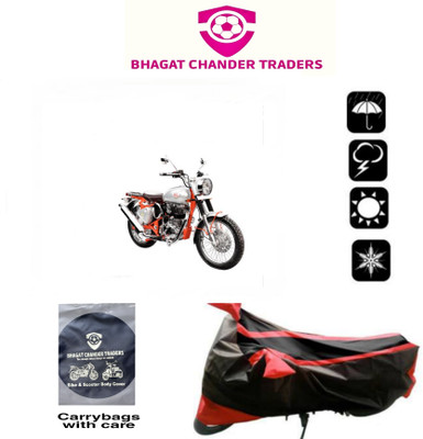 bhagat chand traders Waterproof Two Wheeler Cover for Royal Enfield(Bullet Trials 500, Multicolor)