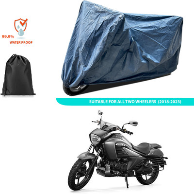 CODOKI Waterproof Two Wheeler Cover for Suzuki(intruder 150, Blue)