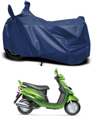 RABABLI Waterproof Two Wheeler Cover for Mahindra(Rodeo RZ, Blue)