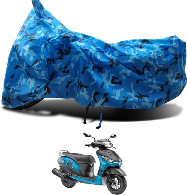 Euro Care Waterproof Two Wheeler Cover for Yamaha(Alpha, Blue)