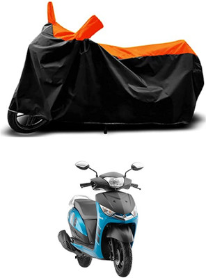 VESMEI Two Wheeler Cover for Yamaha(Alpha BS6 BS6, Orange)