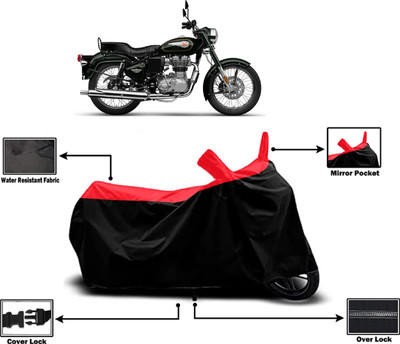 Amexride Two Wheeler Cover for Royal Enfield(Standardv, Red)