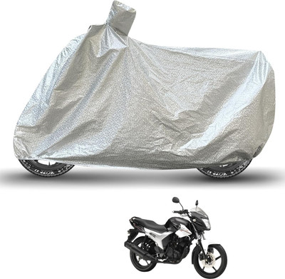 Caronix Waterproof Two Wheeler Cover for Yamaha(SZ R, Silver)