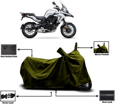 Amexride Two Wheeler Cover for Benelli(TRK 502, Green)