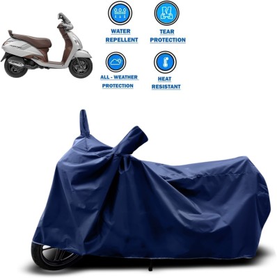 CODOKI Waterproof Two Wheeler Cover for TVS(Jupiter, Blue)