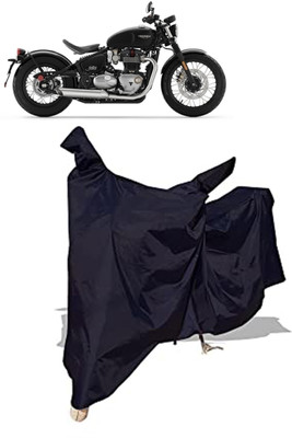 Amexride Two Wheeler Cover for Triumph(Bonneville Bobber, Black)
