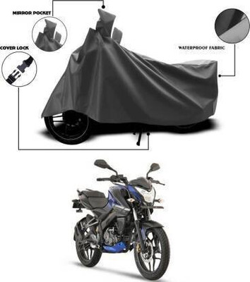 Mdstar Waterproof Two Wheeler Cover for Bajaj(Pulsar NS125, Grey)